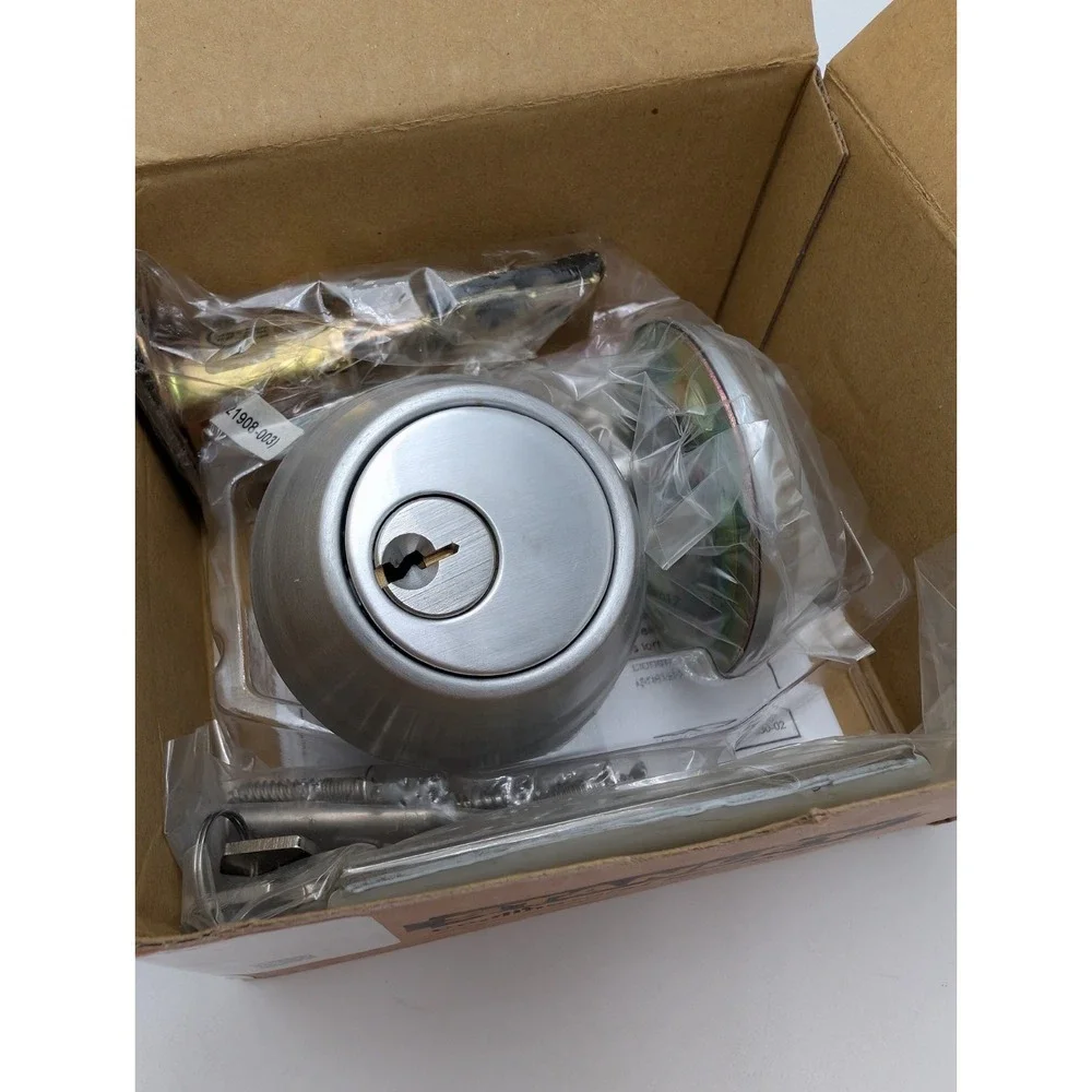 Stanley Commercial Hardware Commercial Single Cylinder Auxiliary Door Deadbolt